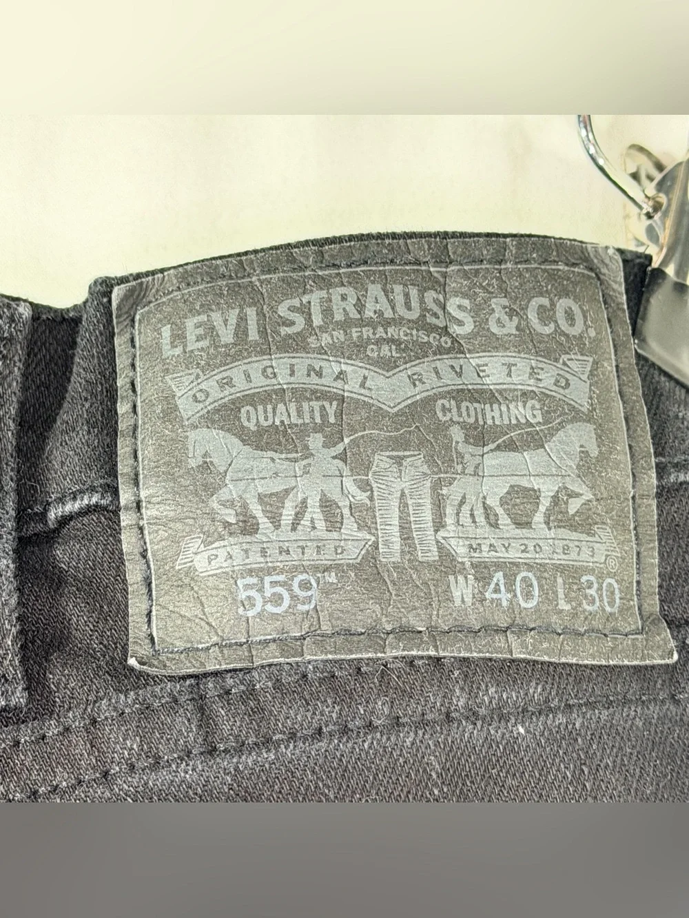 Levi's 559™ Men's Relaxed Straight Jeans — Black